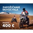 Poukaz na zapožičanie motocykla v hodnote 400 €