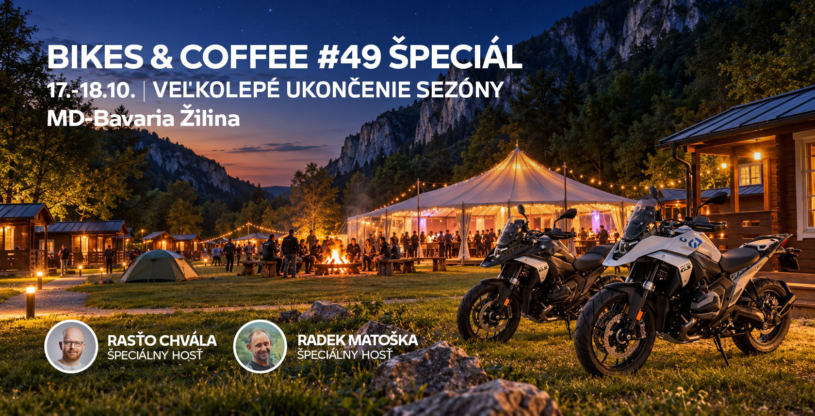 Pozvánka na Bikes & Coffee #49 | Veľkolepé ukončenie sezóny 2026 | 17.-18.10. Manínska tiesňava
